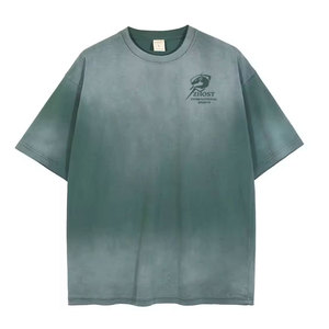 Camiseta de Alto Rendimiento Resistente a la Decoloración Solar, Algodón Grueso Premium, Ropa Urbana Informal para Uso Diario - Product Image 1