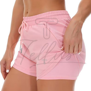 Shorts Deportivos Holgados y Ligeros para Mujer, Spandex/Poliéster, Gimnasio, Casual, Venta al por Mayor, Personalizados - Product Image 1
