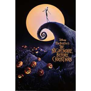 Affiche murale moderne The Nightmare Before Christmas, une seule feuille - Product Image 1