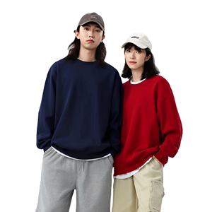 Alta calidad 500gsm algodón pesado de gran tamaño gota hombro Unisex personalizado sudadera en blanco - Product Image 6