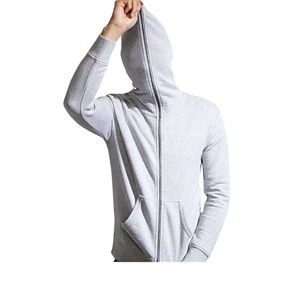 100% coton polaire hommes fermeture éclair complète pour sweat à capuche imprimé bouffant Logo personnalisé haute rue Style sweats visage complet automne saison à capuche - Product Image 6