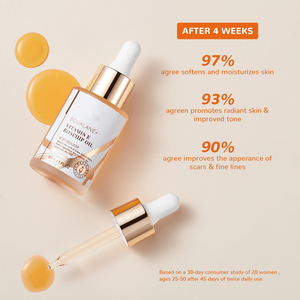 Yüz hidrat için özel etiket Squalane + E vitamini kuşburnu yağı nemlendirici izleri ve streç işaretleri azaltmak - Product Image 4