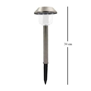 2 luci da giardino a LED per esterni 34cm impermeabili con sensore crepuscolare per illuminazione di percorsi e eventi - Product Image 2