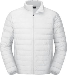 Men's Premium Quality Solid Zip up Oversize Puffer Jacket <b>Winter</b> Warm Custom <b>Quilted</b> Waterproof Best Quality Jackets - Product Image 5