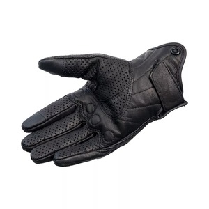 Guantes de ciclismo personalizados de cuero de dedo completo con antideslizante y pantalla táctil para carreras al aire libre Moto Motocross al por mayor - Product Image 5