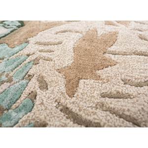 พรมขนสัตว์ผสมวิสโคสทอมือลายสัตว์ สีเบจ-น้ำตาล สำหรับตกแต่งบ้าน ห้องนั่งเล่น ทางเดิน พรมทอใหม่ - Product Image 3