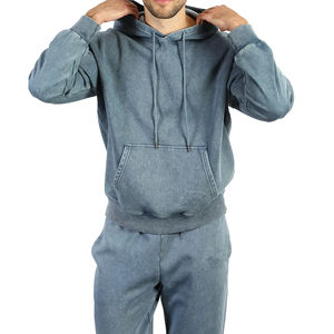 Chándal lavado con ácido de alta calidad para hombre, venta al por mayor, conjunto de colores con logotipo personalizado, tejido estampado de nuevo diseño de secado rápido - Product Image 2