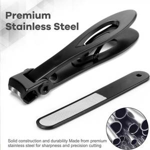 Coupe-ongles en acier inoxydable de qualité supérieure pour ongles et orteils Coupe-ongles ergonomique pour coupes lisses - Product Image 5