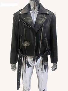 Veste en cuir Veste en cuir à la mode pour hommes faite sur mesure fabriquée au Pakistan - Product Image 4