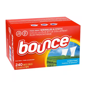 Hojas de secador suavizante de tela Bounce, proveedor de calidad original fresco al aire libre - Product Image 5