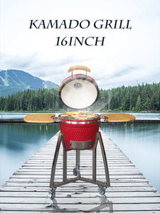 Kimstone, Fabricante Chino, Parrilla Kamado Komodo de 16 Pulgadas, Parrilla de Carbón, Barbacoa de Cerámica, Asadores - Product Image 6