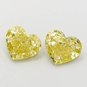 Diamant de laboratoire jaune intense fantaisie VVS2 de 0,90 ct - Product Image 1