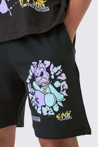 Conjunto de Camiseta y Pantalones Cortos de Verano para Hombre, Talla Grande, Cuello Extendido, Diseño Teddy, Secado Rápido, Transpirable, al por Mayor - Product Image 4