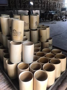 Taza de té/café de bambú natural 100%, venta al por mayor, respetuosa con el medio ambiente, tazas de bambú con logotipo personalizado para bebés - Product Image 3