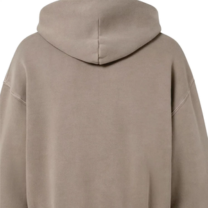 Sweat-shirts à capuche zippés en molleton 100 % coton de qualité supérieure, coupe unisexe régulière, respirants, séchage rapide, effet délavé, pour l'hiver - Product Image 6