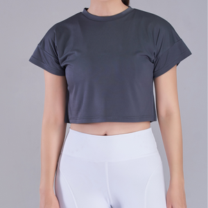 T-shirt d'été en coton pour femmes T-shirt à manches courtes avec sérigraphie personnalisée et coupe ample pour le style décontracté de la rue - Product Image 4