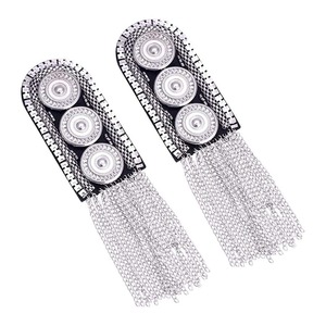 2025 Charreteras personalizadas Rango Hombro Marca Bordado Uniforme Personalizado Insignias para la venta en venta al por mayor - Product Image 3