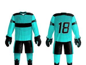 Vêtements de sport Hommes Hockey sur glace Uniforme Top Tendance Anti-Rides Offre Spéciale de haute qualité Prix pas cher Uniforme de Hockey sur glace avec sur mesure - Product Image 2