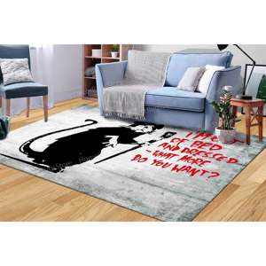 Printed <b>Rug</b>,Luxury Velvet <b>Rug</b> - Product Image 2