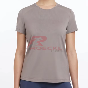 Top de equitación de alta elasticidad para mujer, venta al por mayor, secado rápido, absorción de humedad, textura suave, corte ergonómico, competición ecuestre - Product Image 1