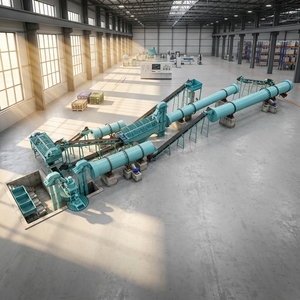 Línea <span class=keywords><strong>de</strong></span> Producción <span class=keywords><strong>de</strong></span> Fertilizantes Orgánicos y Compuestos, Máquina Granuladora NPK, Planta Completa - Product Image 2