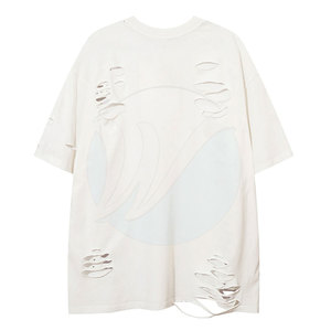 T-shirts coupe ample pour hommes en coton 100% vieilli Offre Spéciale respirant Street Wear - Product Image 2