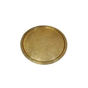 Bandejas Redondas de Aluminio, Tamaño Personalizado, Bandeja Dorada para Servir Alimentos en Mesas, Uso en Hoteles y Bodas - Product Image 3