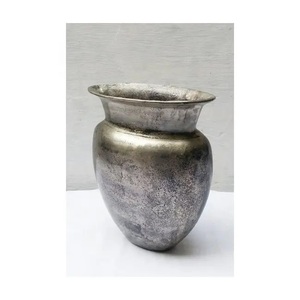 Fleur décorative moderne de luxe en aluminium, nickel et or plaqué, finition brillante, collection de qualité, écologique et légère pour la maison - Product Image 3