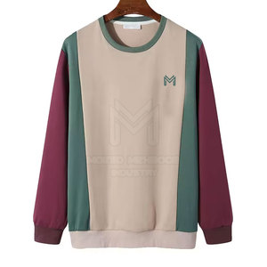 เสื้อกันหนาวแฟชั่นสำหรับผู้ชายไซส์ใหญ่พิเศษผ้าโพลีเอสเตอร์/ ผ้าฝ้ายปรับสีได้ - Product Image 1