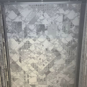 พรมทอขนปานกลางลายดอกไม้เปอร์เซียทรงวงรีขนาดใหญ่ ผลิตจากโพลีโพรพิลีน ดีไซน์ใหม่ไม่ซ้ำใคร จากร้านโกลเด้นมูน ชุดพรมคุณภาพสูง - Product Image 1