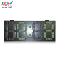 Orologio Digitale LED da Parete per Esterni con Fuso Orario