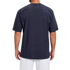 T-shirts décontractés surdimensionnés pour hommes de qualité supérieure 100% coton T-shirts décontractés pour hommes à épaules tombantes - Product Image 2