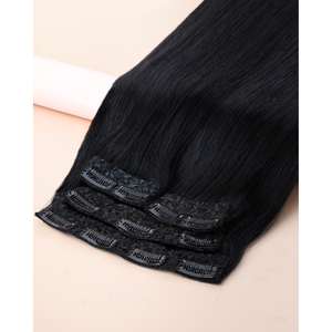 Ensemble classique de 4 pièces, extensions de cheveux à clipser pour femmes - Product Image 1