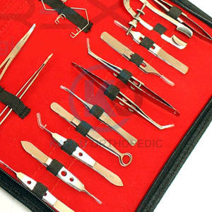 KAHLU-Conjunto de instrumentos quirúrgicos oftalmológicos básicos, kit de pinzas ortopédicas para oftalmologías, 24 unidades - Product Image 4