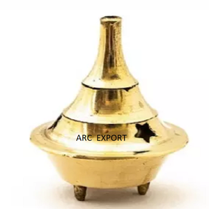 Quemador de incienso de Color marrón decorativo para el hogar atractivo, diseño de Mini Menorah, quemador de incienso decorativo Bakhoor para la venta superior - Product Image 2