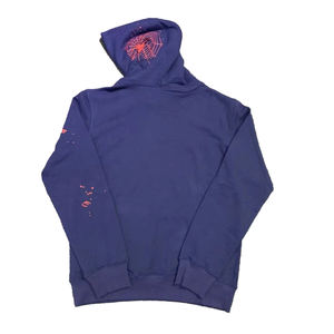 Conjunto Deportivo de Hombre Estilo Hip Hop, Holgado, Transpirable, con Estampado de Red Serigrafiado, 100% Algodón, Sudadera con Capucha y Pantalones Deportivos, Moda al por Mayor - Product Image 4