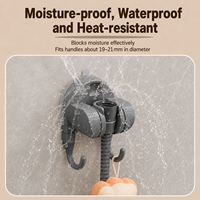 Support de pommeau de douche à ventouse puissante, réglable, mural, robuste, sans perçage, pour cuisine