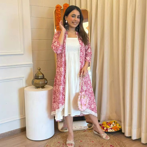 ชุดเสื้อปาเก็ตตี้พิมพ์ลายเรยอนและชุดคลุมไหล่สำหรับงานปาร์ตี้ในโอกาสต่างๆแคตตาล็อกเต็มพร้อมส่วนลด - Product Image 1