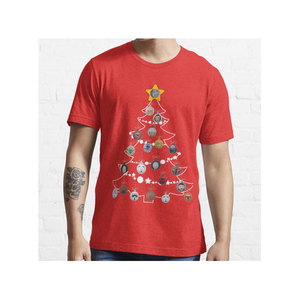 เสื้อยืดสำหรับผู้ชายเสื้อยืดสำหรับอุตสาหกรรมการผลิตเสื้อยืดลาย3D คริสต์มาสตามสั่ง - Product Image 4