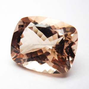 Morganite rose de Madagascar 3A, forme ovale, taille facetée, pierre précieuse semi-précieuse authentique pour la fabrication de bijoux, GEMFORTE INC - Product Image 6