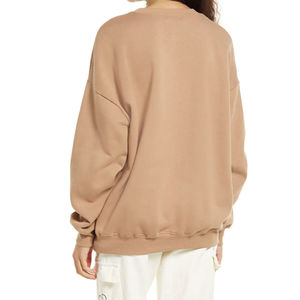 Sweats 100% coton pour femmes tissu tricoté imprimé à quantité minimale de commande basse pour l'automne et l'hiver disponibles sweats à capuche à épaules tombantes pour femme - Product Image 3