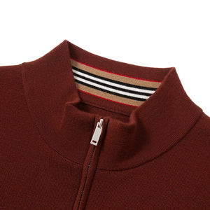 Camiseta Casual de Manga Larga con Cuello Alto para Hombre, Estilo Nuevo de Otoño e Invierno, Color Puro, Cálida, Gruesa, de Punto, Tipo Polo - Product Image 5