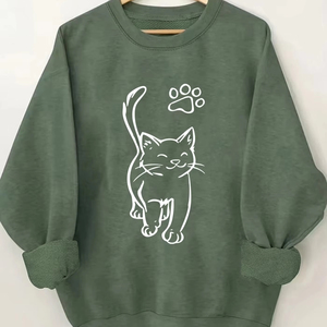 Sweatshirts décontractés à col rond imprimés par sublimation Sweatshirts à capuche tricotés respirants personnalisés Streetwear élégant de qualité supérieure pour femme - Product Image 3