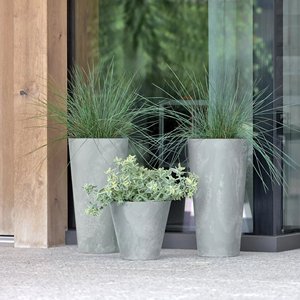 TUBUS EFFETTO CEMENTO 3.5L. Vaso da fiori, dimensioni (mm) 200x200x187, colore cemento - Product Image 6