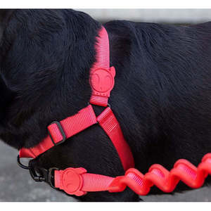 Soft Walk <b>Dog</b> <b>Harnesses</b> Neon Coral Vest Breathable Lovely Design Available Small <b>Medium</b> Large for Outdoor Use Nylon Polyester - Product Image 4