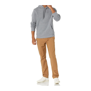Jersey de lana de algodón 100% para hombre, Sudadera con capucha, pantalones de chándal bordados, ropa de invierno transpirable cómoda, talla XS sólida - Product Image 6