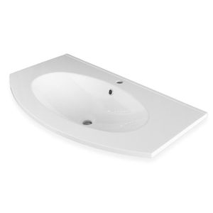91x51 cm curvo da incasso in marmo minerale lavello per mobile da bagno 1 - Product Image 2