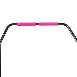 HolaHatha 40 Mini Trampolino Indoor Rosa, Rebounder Fitness con Maniglia Regolabile per Bambini, Materiale in Schiuma PVC per Uso Esterno - Product Image 6