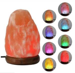 Mini lampes USB de forme naturelle de sel de l'Himalaya, forme naturelle de lampe de sel de l'Himalaya, lampe USB de sel de l'Himalaya de roche de cristal - Product Image 4