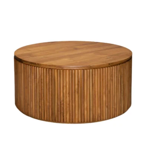 <b>Round</b> Coffee <b>Table</b> Teak <b>Wood</b> Materials Center <b>Table</b> for Living Room Furniture Manufacturiing in Indonesia - Product Image 3